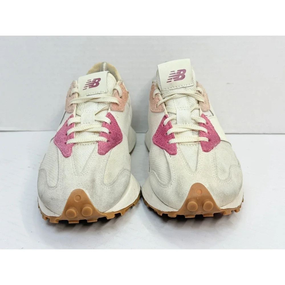 New Balance 327 White Pink Gum Lifestyle Sneakers Women's 8.5 WS327RP